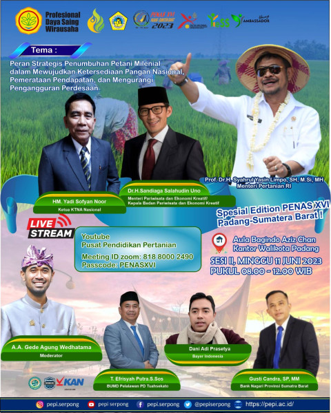 T,elfri syahputra direktur utama bumd saat jadi narasumber sampaikan ke unggulan beras penyalai,