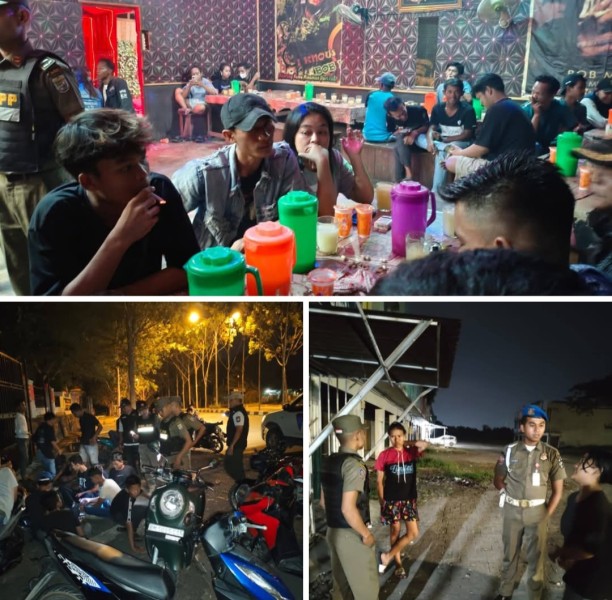 Satpol PP Pelalawan Razia Kenakalan Remaja dan Warung Remang Jelang Ramadan