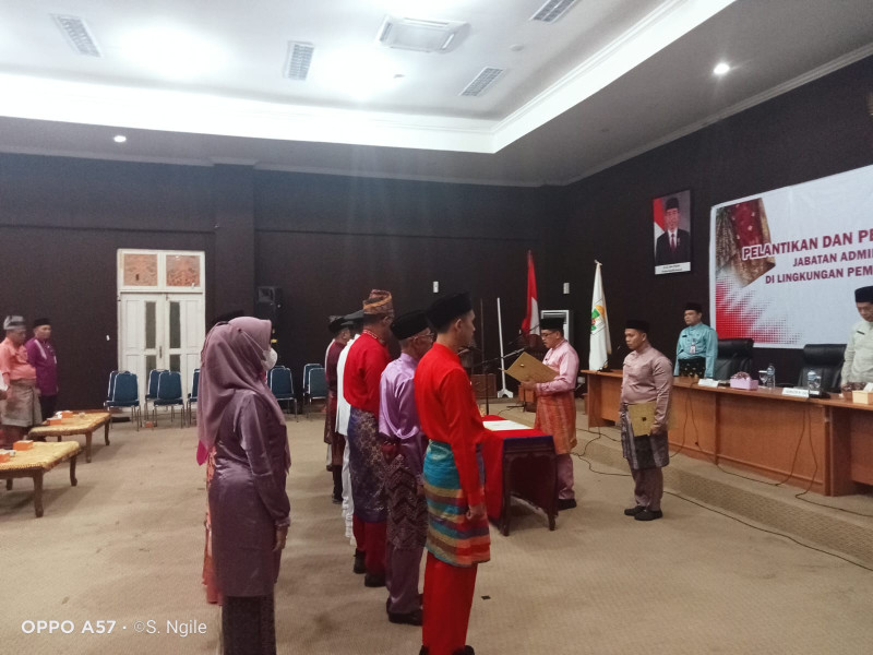 Pemkab Pelalawan Lakukan Rotasi dan Mutasi Jabatan Eselon III dan IV, Dua Kepala Pukesmas Diganti