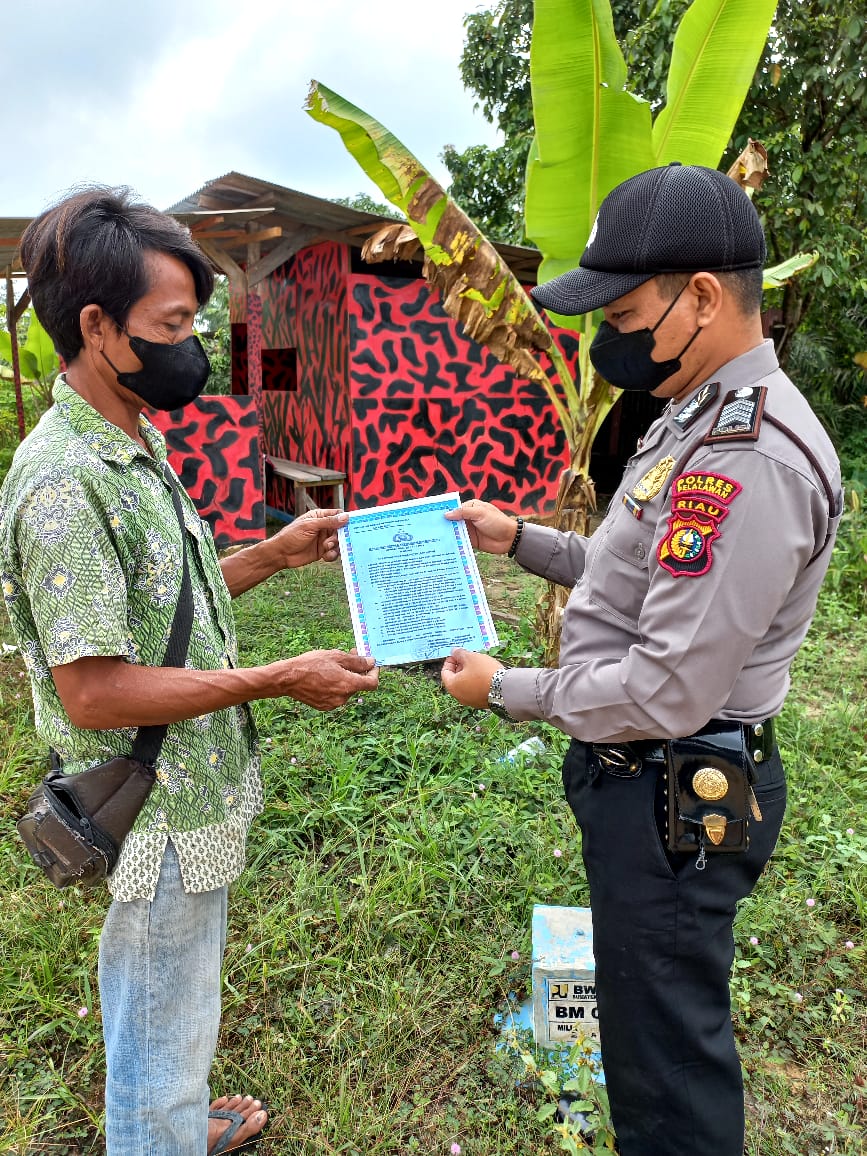 Polsubsektor pelalawan serta jajaran mengupayakan agar tidak terjadi karhutla