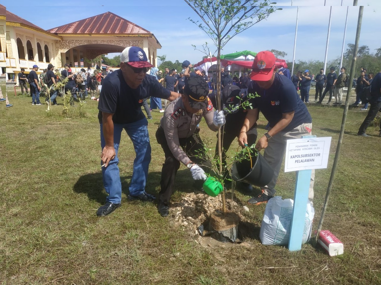 Kasubsektor Pelalawan Iptu Legito Hadiri Kegitan FOUNDER'S DAY 2022 RGE PT. RAPP