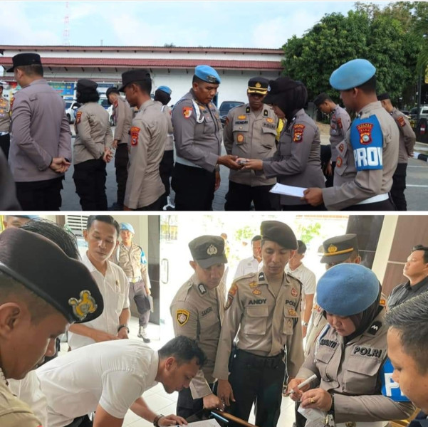 Propam Polda Riau Razia Personel Polres Inhu, Ini Hasilnya