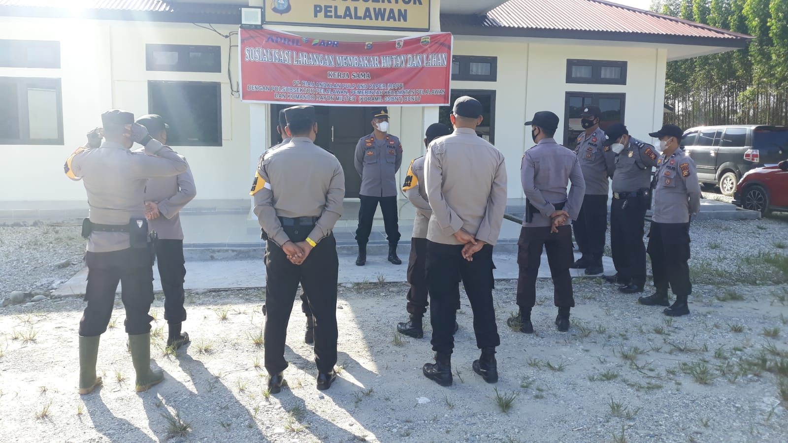 Kasubsektor Pelalawan Tegaskan Jaga Kekompakan dan Citra Polisi di Masyarakat